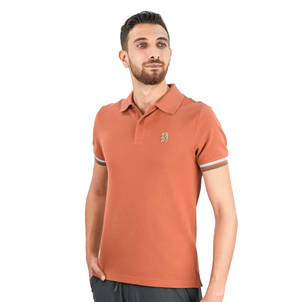 Men's Performance Polo: Classic Piqué, Tipped Collar, Embroidered Detail - Giordano