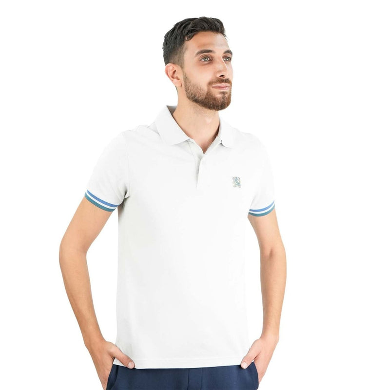 Men's Performance Polo: Classic Piqué, Tipped Collar, Embroidered Detail S - Shop Giordano