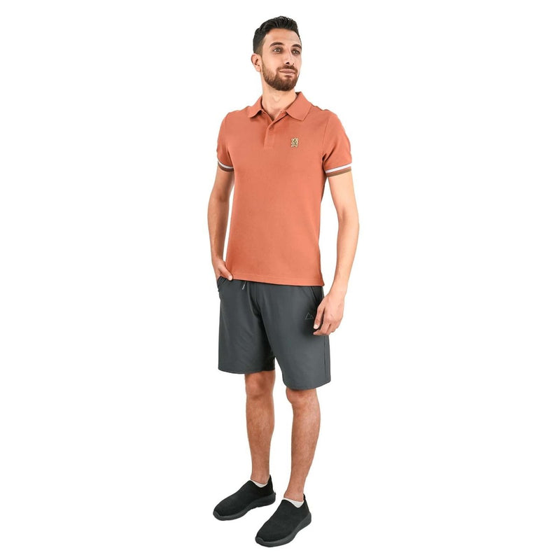 Men's Performance Polo: Classic Piqué, Tipped Collar, Embroidered Detail S - Shop Giordano