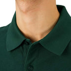 Men's Performance Polo: Classic Piqué, Tipped Collar, Embroidered Detail S - Shop Giordano