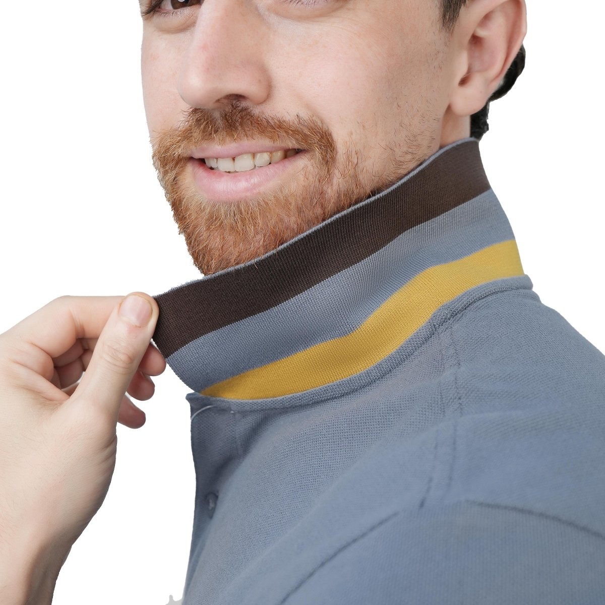 Men's Performance Polo: Classic Piqué, Tipped Collar, Embroidered Detail S - Shop Giordano