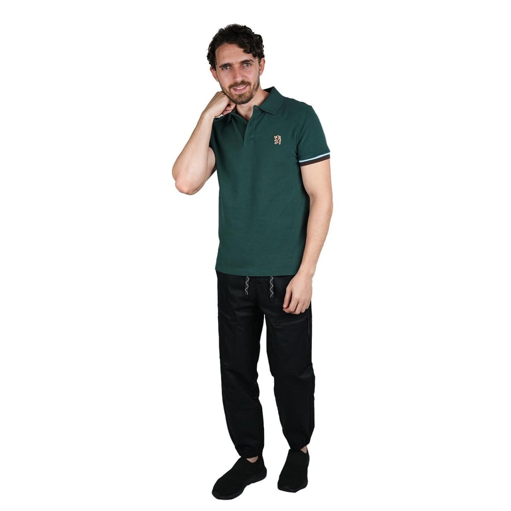 Men's Performance Polo: Classic Piqué, Tipped Collar, Embroidered Detail S - Shop Giordano