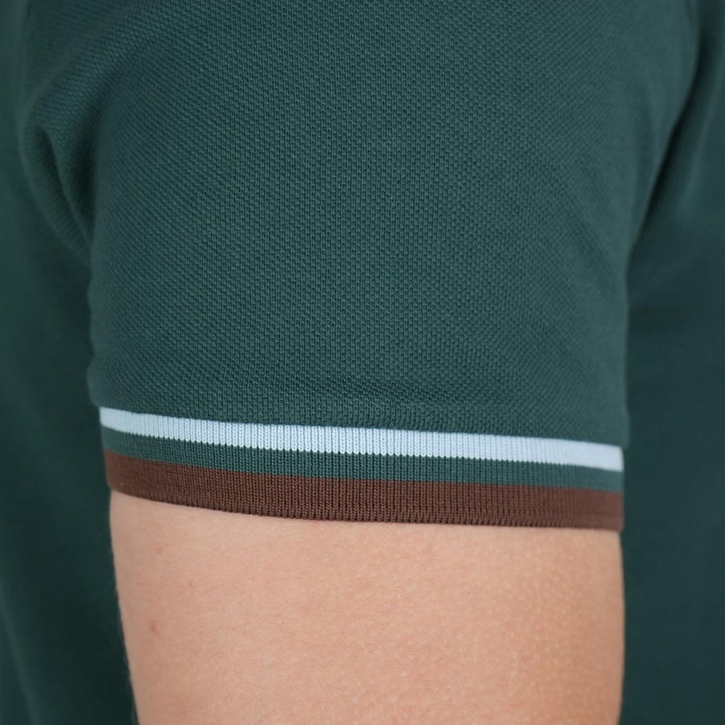 Men's Performance Polo: Classic Piqué, Tipped Collar, Embroidered Detail S - Shop Giordano