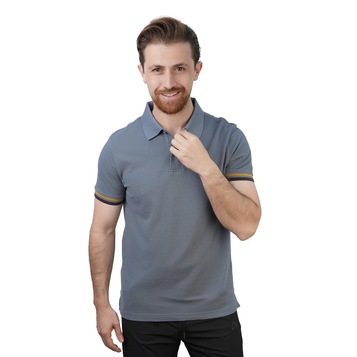 Men's Performance Polo: Classic Piqué, Tipped Collar, Embroidered Detail S - Shop Giordano
