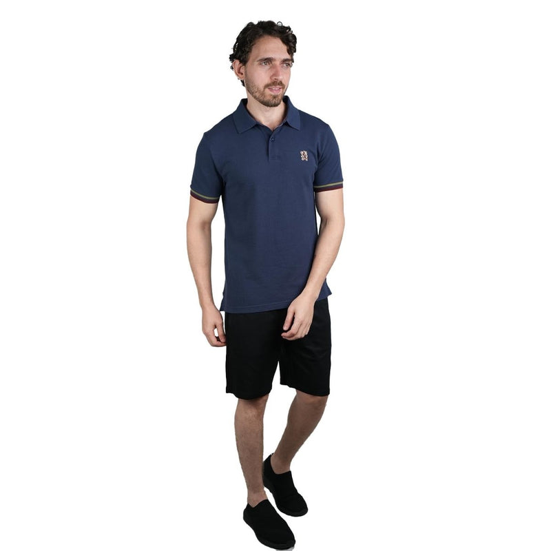 Men's Performance Polo: Classic Piqué, Tipped Collar, Embroidered Detail S - Shop Giordano