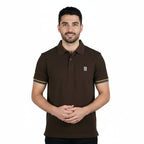 Men's Performance Polo: Classic Piqué, Tipped Collar, Embroidered Detail S - Shop Giordano