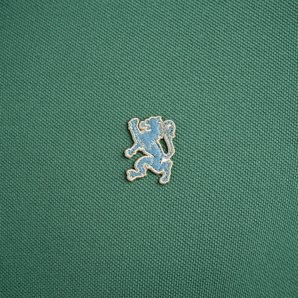 Men's Performance Slim Fit Lion Embroidery Solid Polo S - Shop Giordano