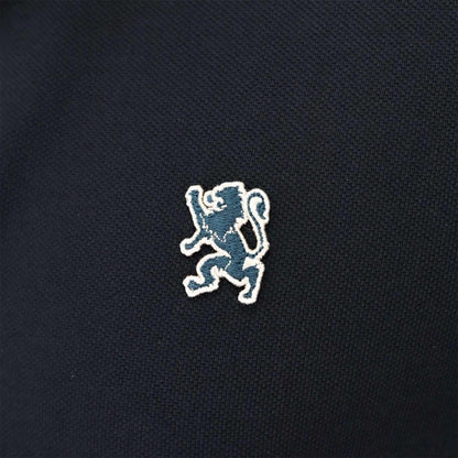 Men's Performance Slim Fit Lion Embroidery Solid Polo - Giordano