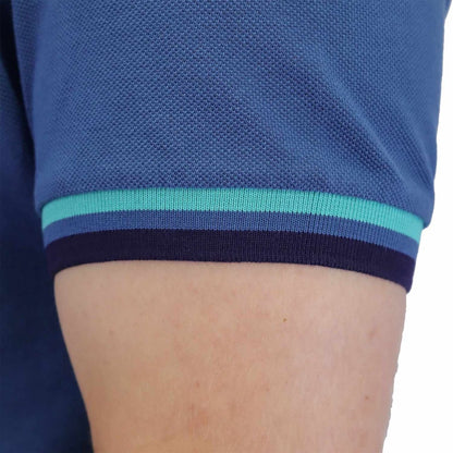 Men's Performance Slim Fit Lion Embroidery Solid Polo - Giordano