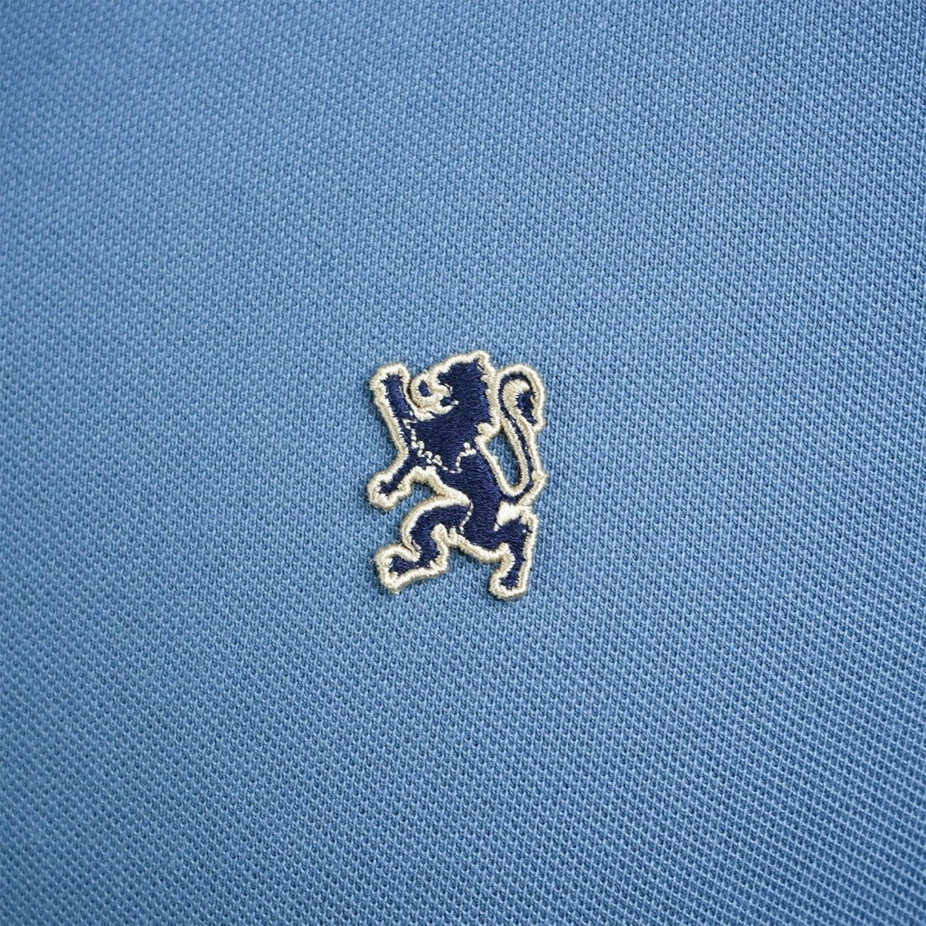Men's Performance Slim Fit Lion Embroidery Solid Polo S - Shop Giordano