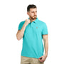 Men's Performance Slim Fit Lion Embroidery Solid Polo S - Shop Giordano