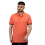 Men's Performance Slim Fit Lion Embroidery Solid Polo S - Shop Giordano