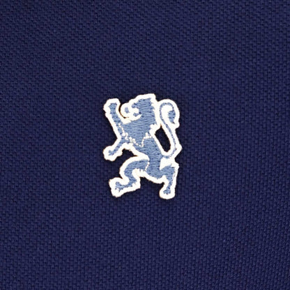 Men's Performance Slim Fit Lion Embroidery Solid Polo - Giordano