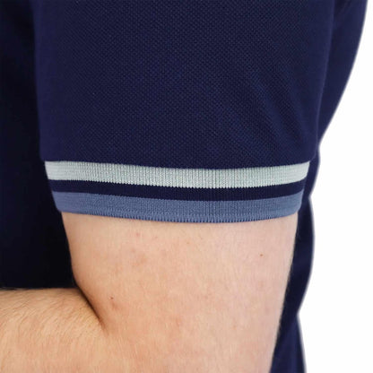 Men's Performance Slim Fit Lion Embroidery Solid Polo - Giordano