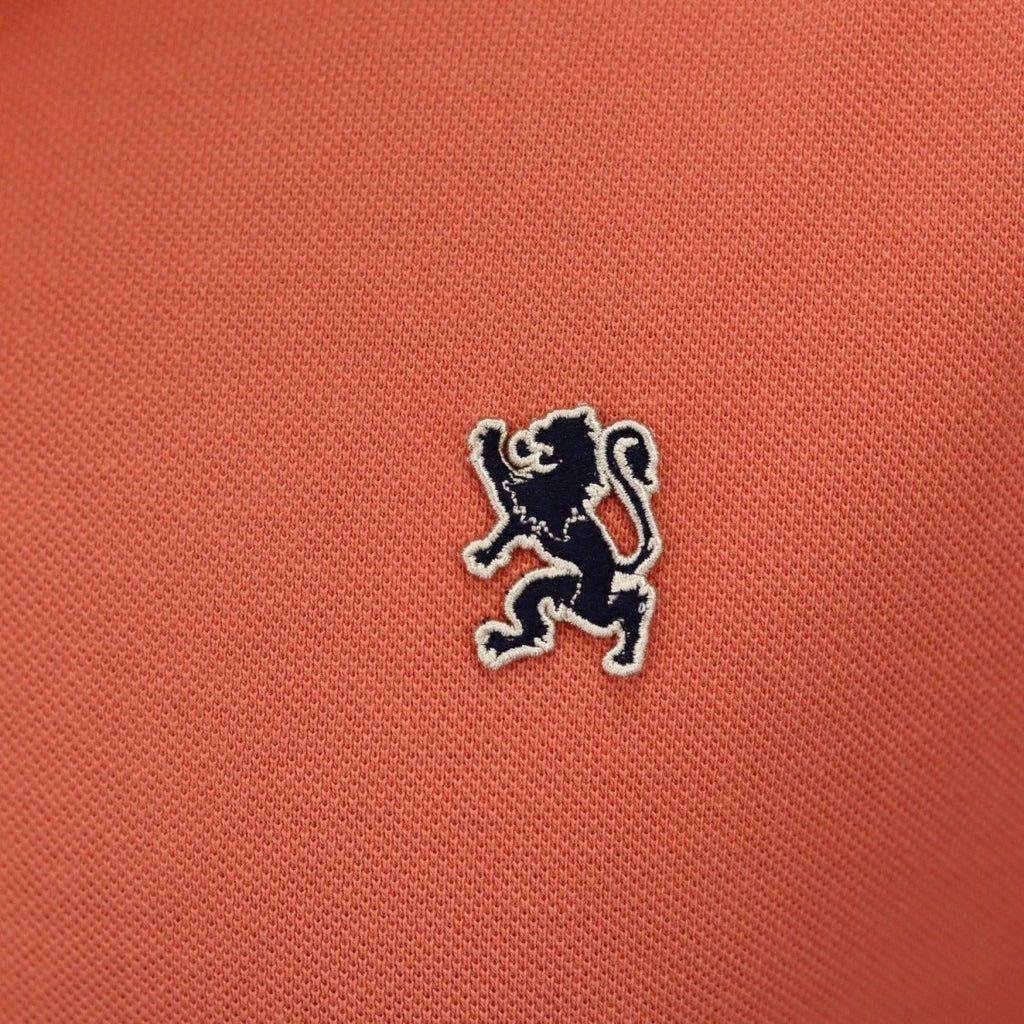 Men's Performance Slim Fit Lion Embroidery Solid Polo S - Shop Giordano