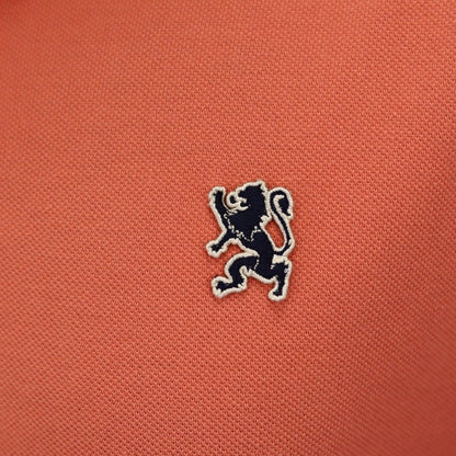 Men's Performance Slim Fit Lion Embroidery Solid Polo - Giordano