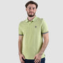Men's Performance Slim Fit Lion Embroidery Solid Polo S - Shop Giordano