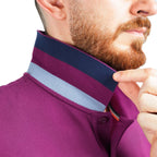 Men's Performance Slim Fit Lion Embroidery Solid Polo S - Shop Giordano