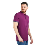 Men's Performance Slim Fit Lion Embroidery Solid Polo S - Shop Giordano