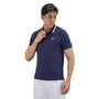Giordano Men's Pique Flat Knit Collar Short Sleeve Eagle Embroidery Solid Color Polo - Premium polo