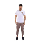 Men's Pique Slim Fit Embroidery Napoleon Polo S - Shop Giordano
