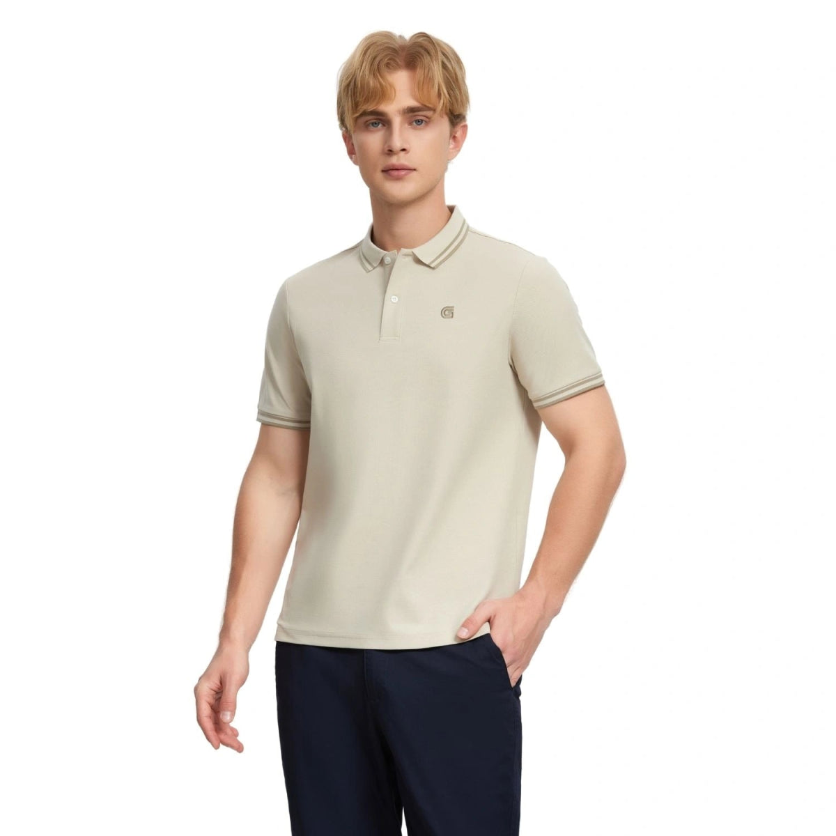 Men's Pique Solid Polo S - Shop Giordano