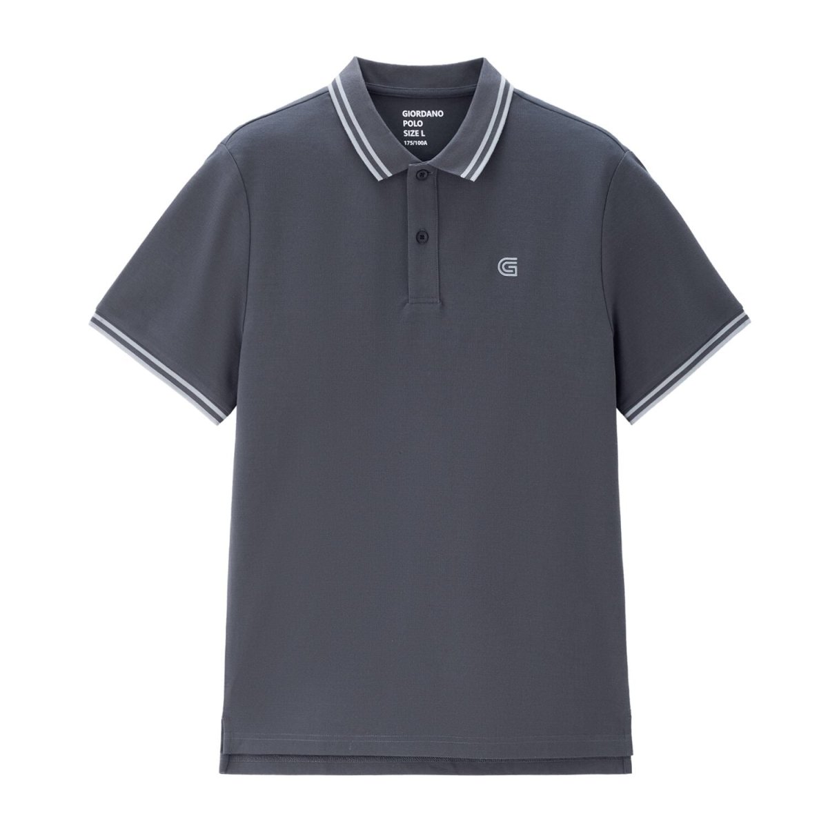 Men's Pique Solid Polo S - Shop Giordano