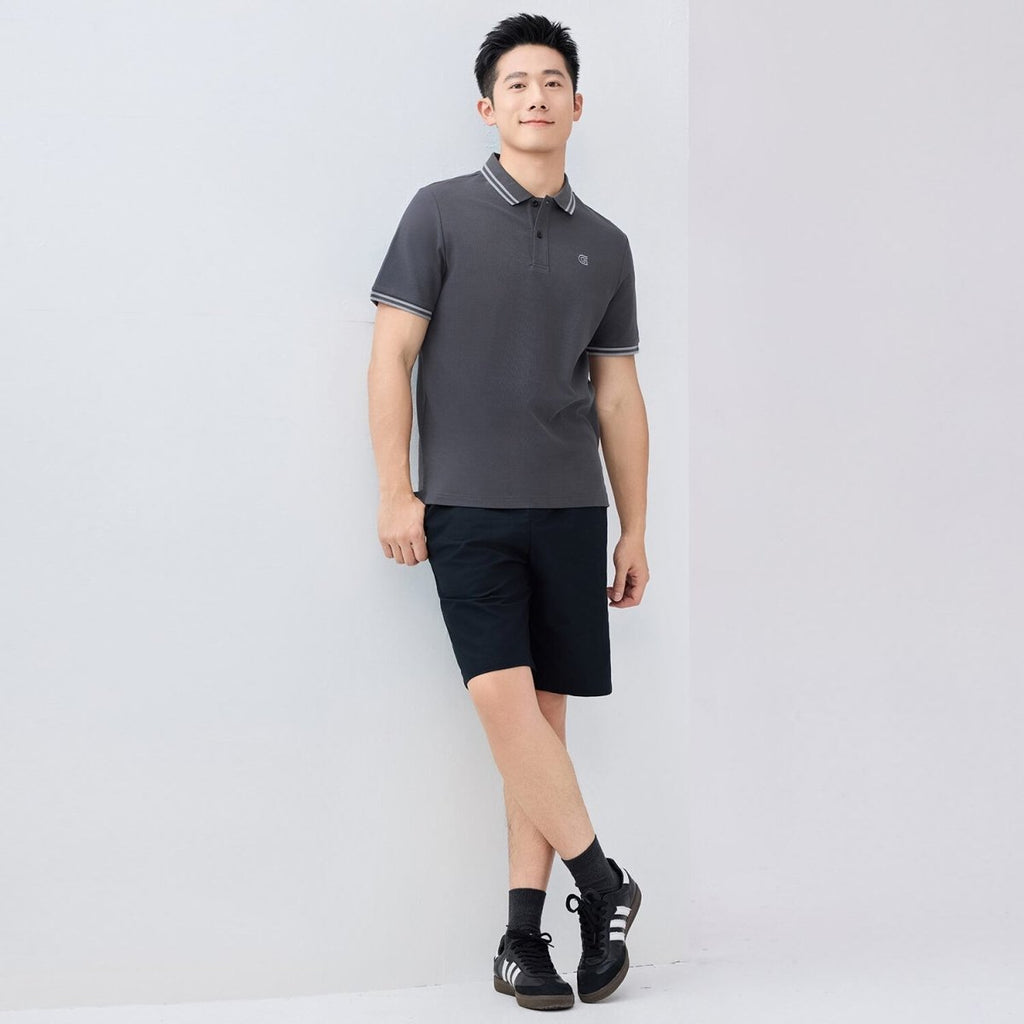 Men's Pique Solid Polo S - Shop Giordano