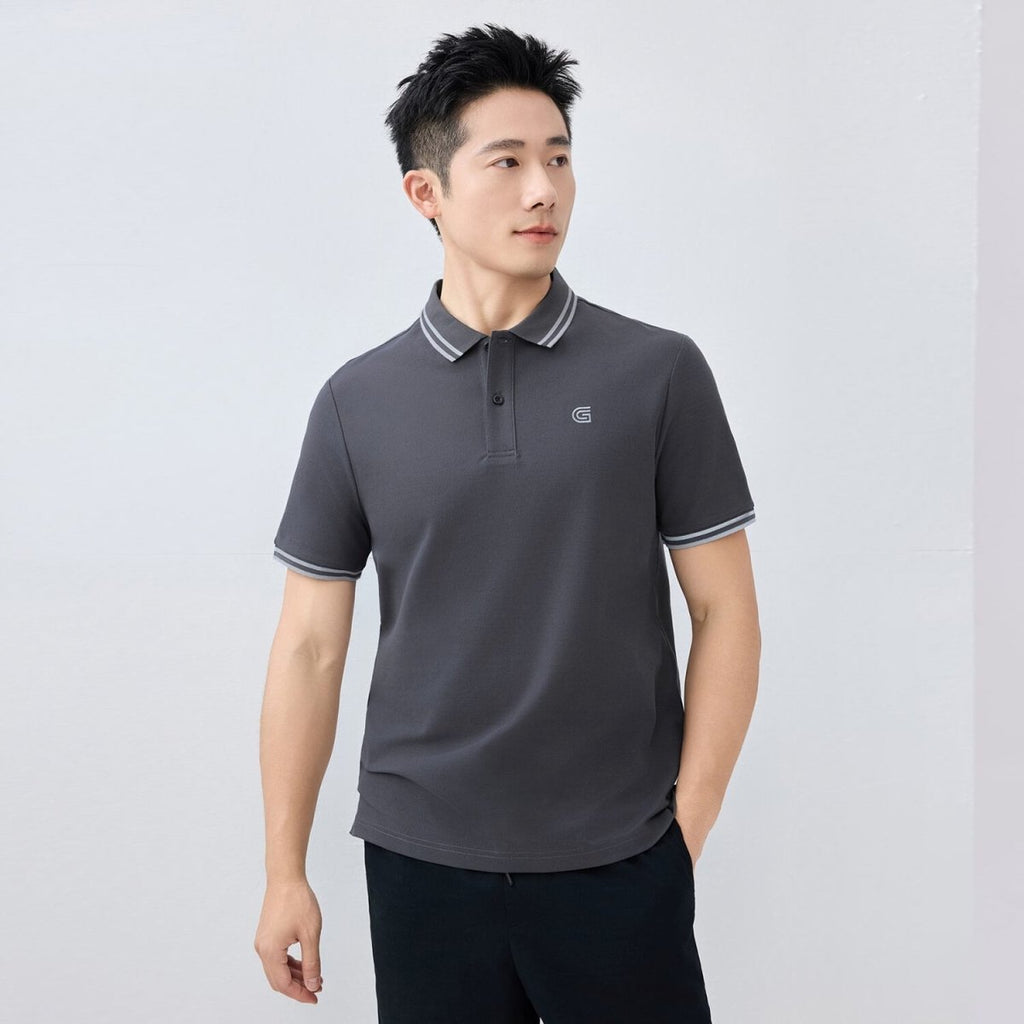 Men's Pique Solid Polo S - Shop Giordano