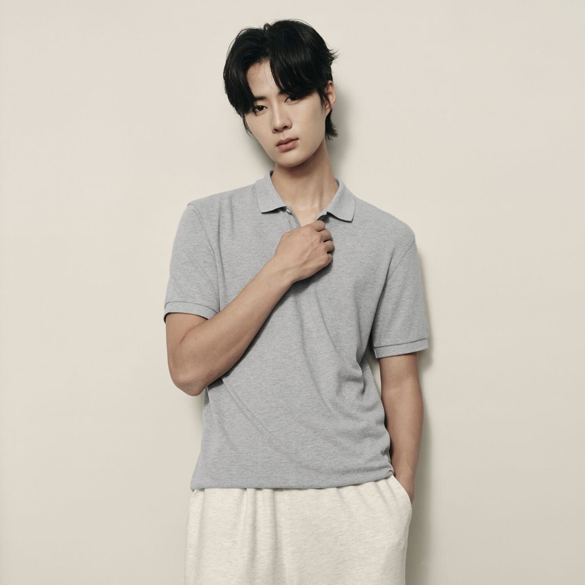 Giordano Men s Polo Shirt Korea Collection Grey Giordano Men s Polo Shirt Korea Collection Grey