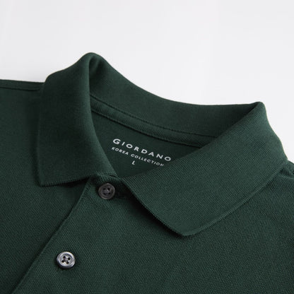 Men's Polo Shirt: Cotton Pique, Short Sleeve | Korea Collection - Giordano