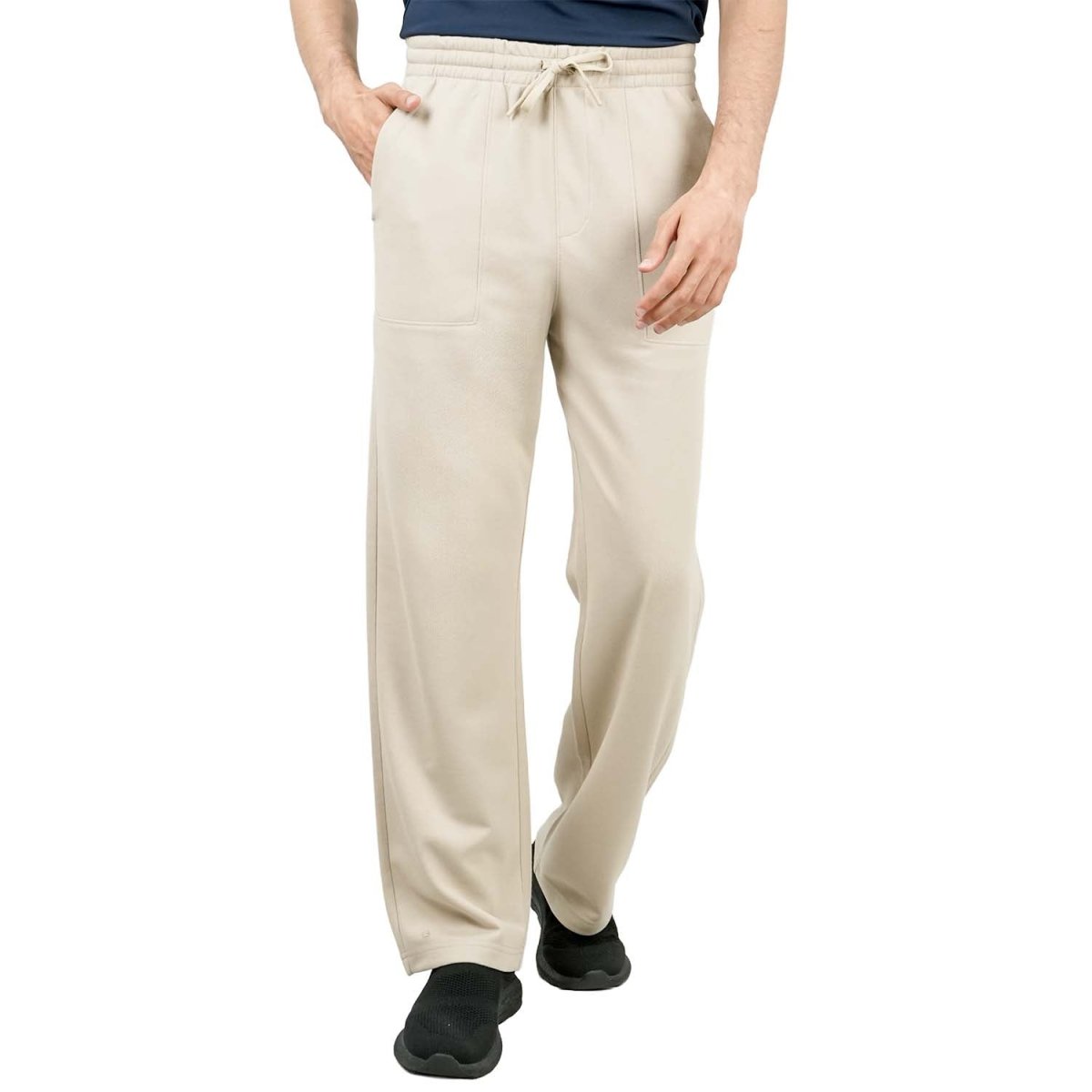 Giordano Men's Polyester Cotton Blend Relaxed Fit Joggers - Premium Joggers