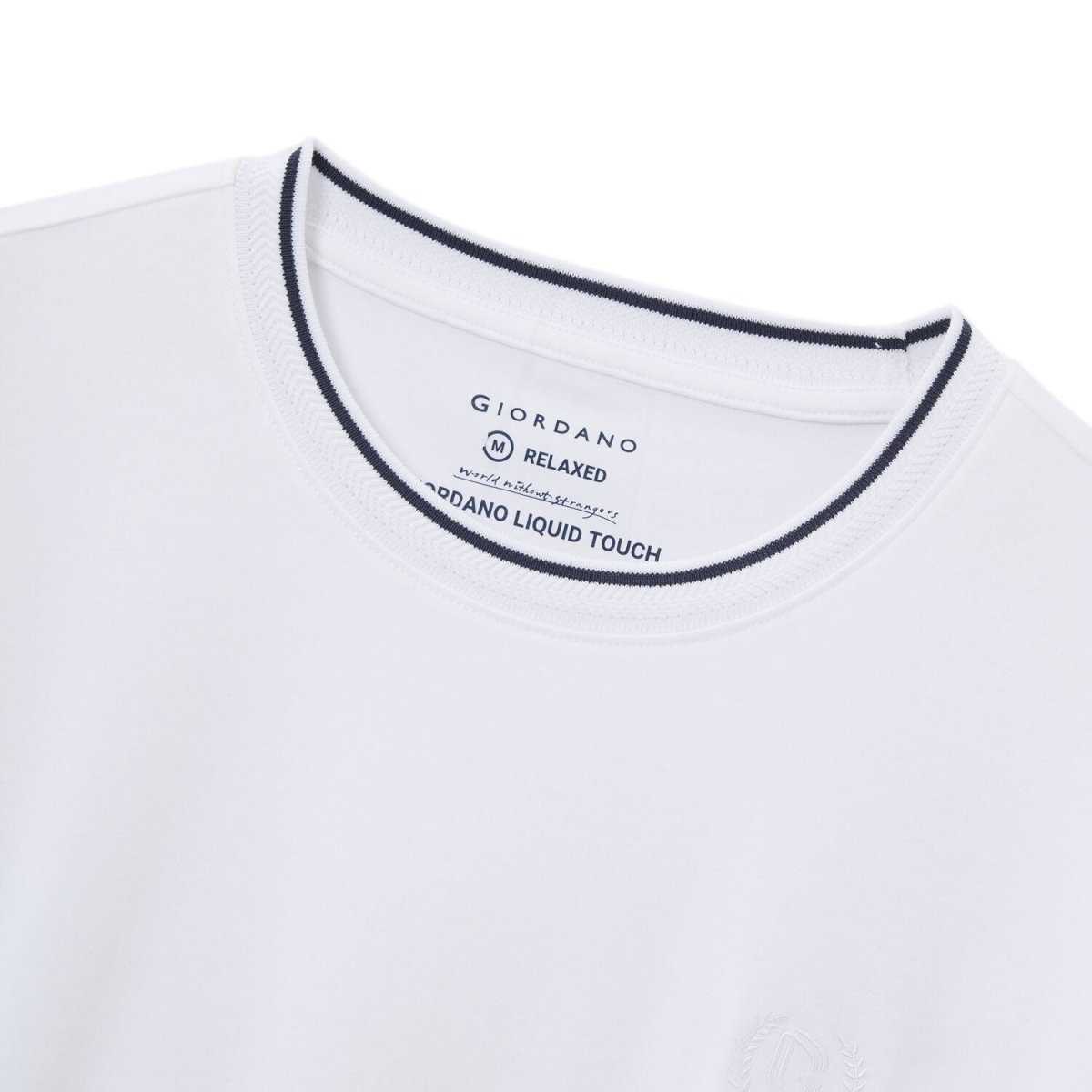 Men's Premium Cotton Liquid Touch Crew Neck Tee S - Shop Giordano