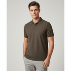Men’S Premium Slim Fit Jacquard Knit Polo With Flat Collar S - Shop Giordano