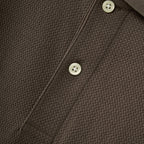 Men’S Premium Slim Fit Jacquard Knit Polo With Flat Collar S - Shop Giordano