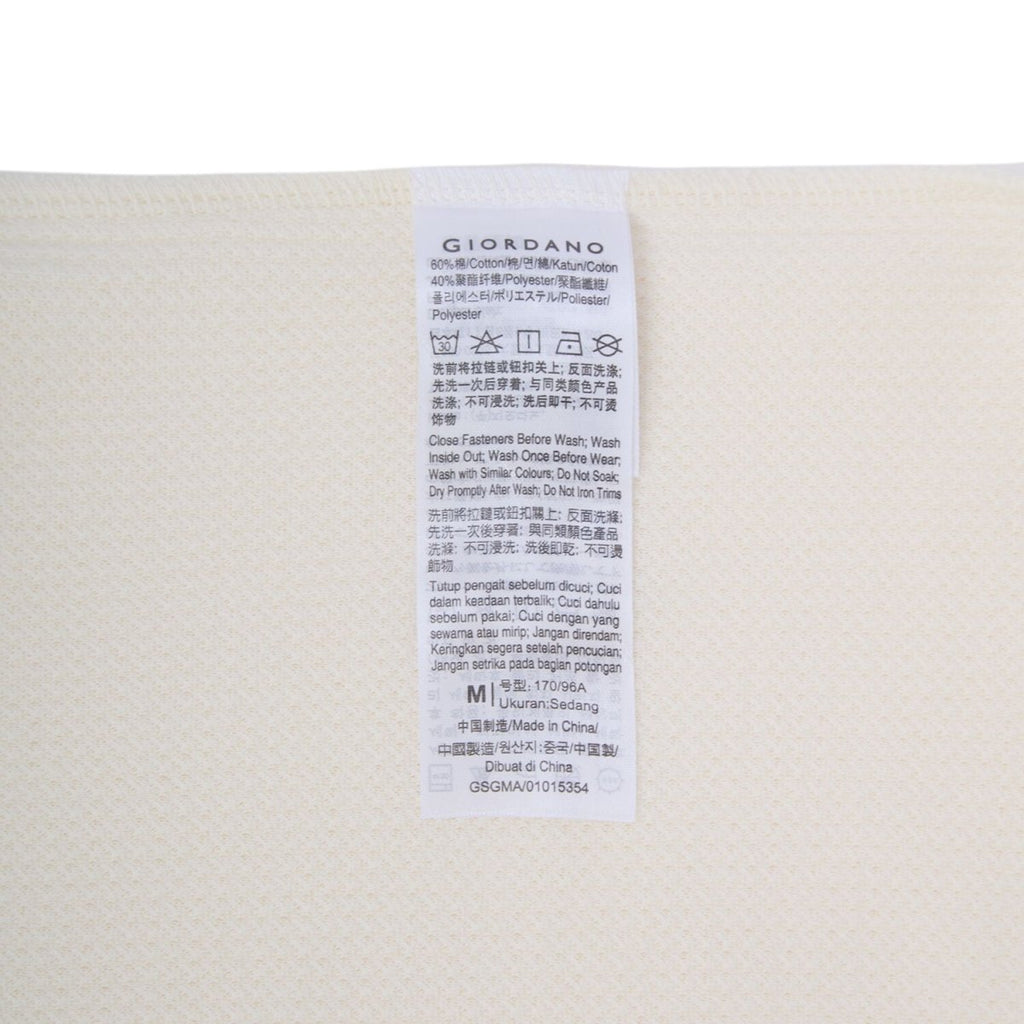 Men’S Premium Slim Fit Jacquard Knit Polo With Flat Collar S - Shop Giordano