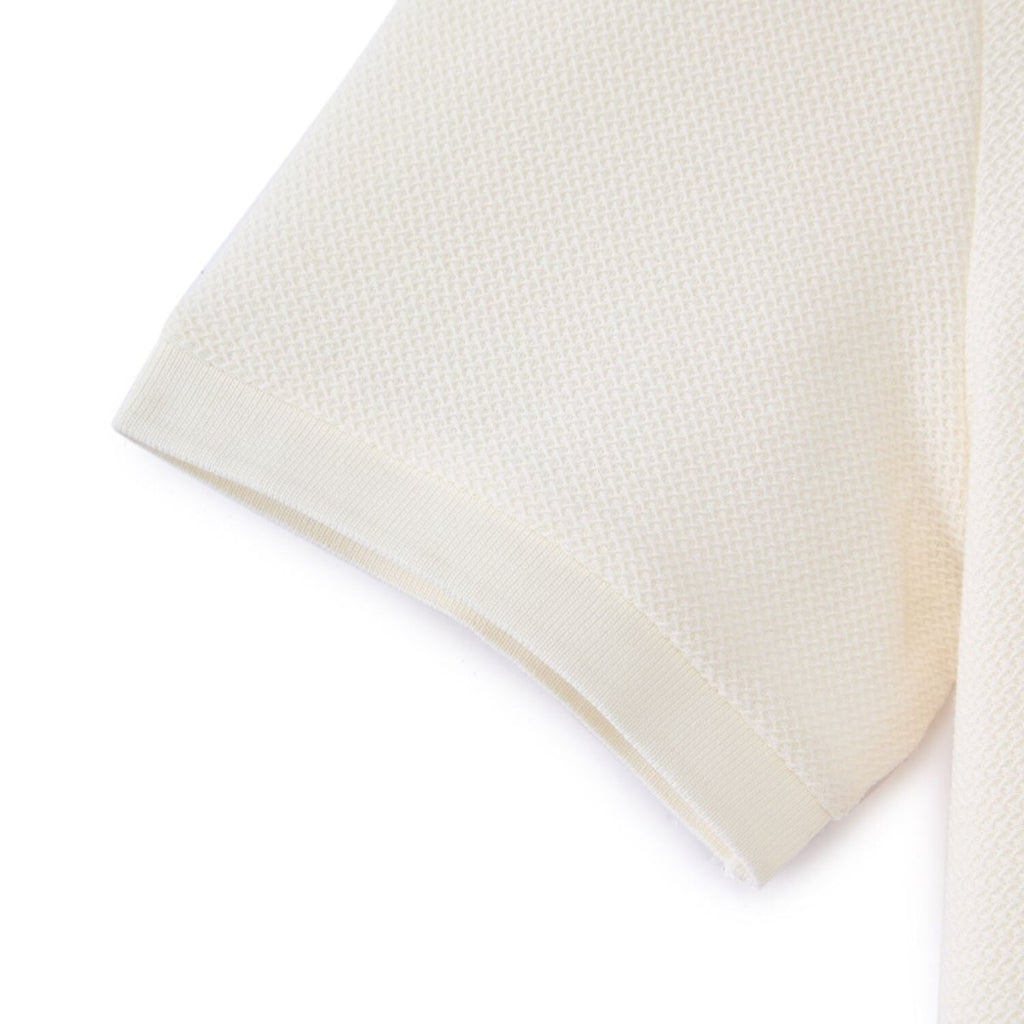 Men’S Premium Slim Fit Jacquard Knit Polo With Flat Collar S - Shop Giordano