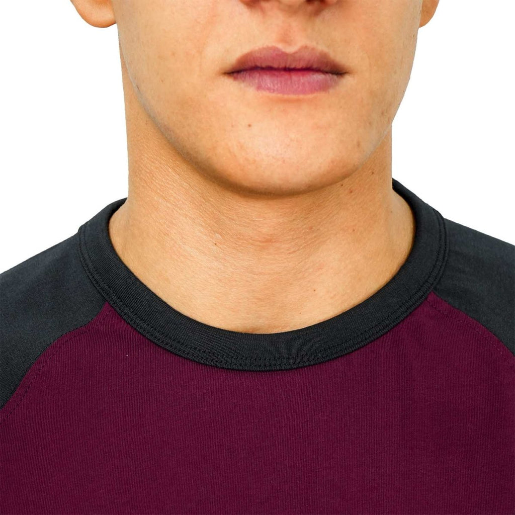 Giordano Men's Print Slim Fit Cotton Jersey Reglan Tee - Premium Tee