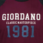 Giordano Men's Print Slim Fit Cotton Jersey Reglan Tee - Premium Tee