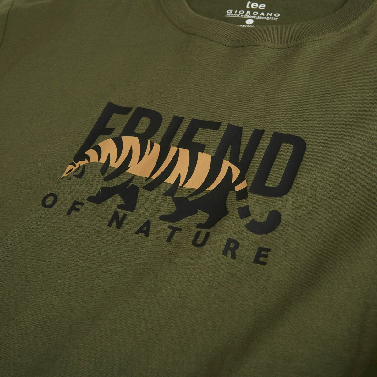 Men's Printed Cotton Jersey Tee S - Shop Giordano