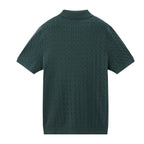 Men’S Regular Fit Cable Knit Polo Sweater S - Shop Giordano