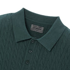 Men’S Regular Fit Cable Knit Polo Sweater S - Shop Giordano