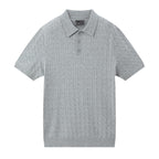 Men’S Regular Fit Cable Knit Polo Sweater S - Shop Giordano