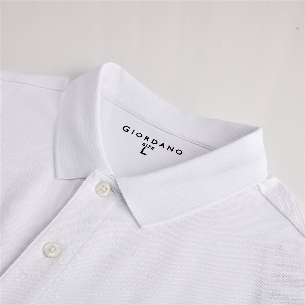 Men's Regular Fit Cotton Pique Knit Polo | Online Exclusive S - Shop Giordano