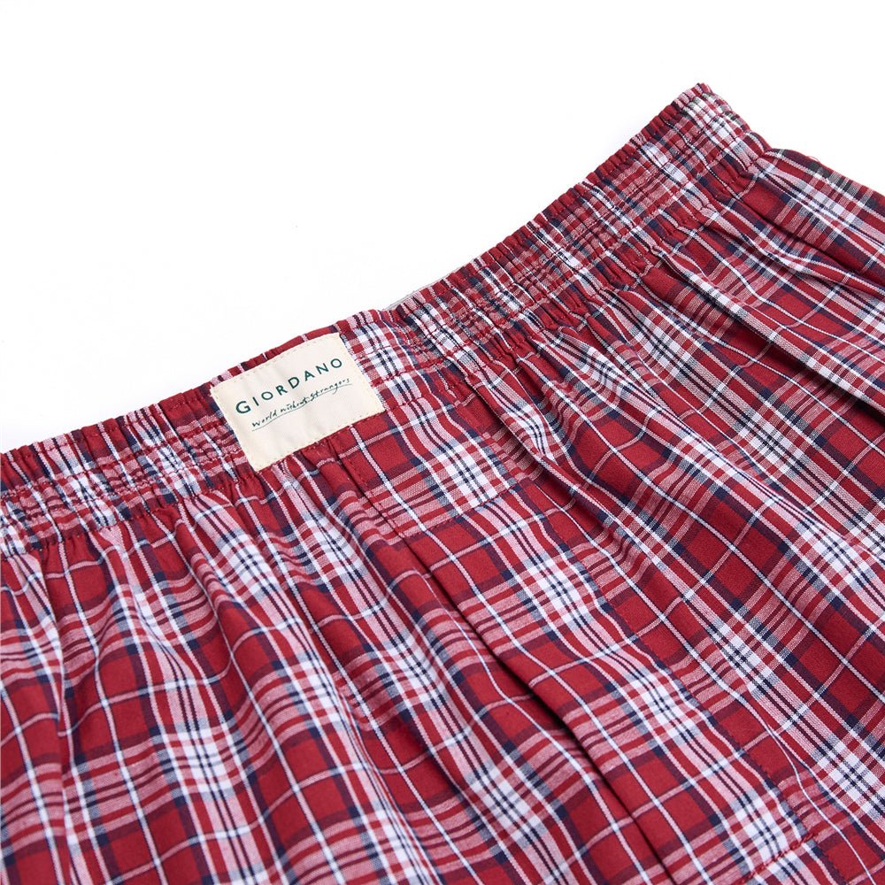 Men’S Regular Fit Cotton Poplin Boxers 3 - Pack M - Shop Giordano