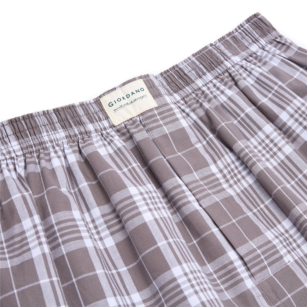Men’S Regular Fit Cotton Poplin Boxers 3 - Pack M - Shop Giordano