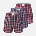 Men’S Regular Fit Cotton Poplin Boxers 3 - Pack M - Shop Giordano