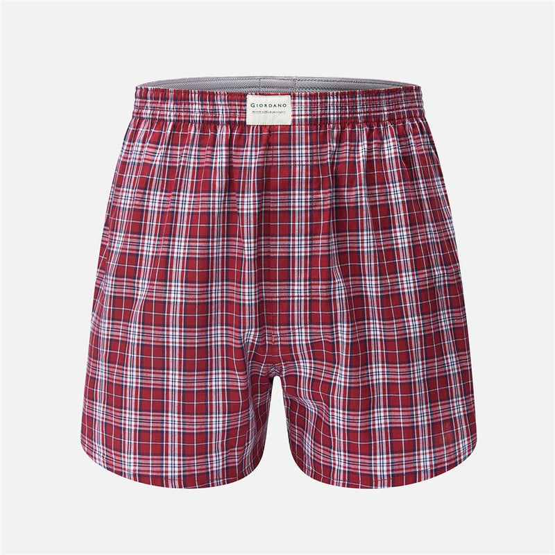 Men’S Regular Fit Cotton Poplin Boxers 3 - Pack M - Shop Giordano