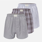 Men’S Regular Fit Cotton Poplin Boxers 3 - Pack M - Shop Giordano