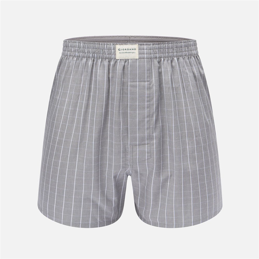 Men’S Regular Fit Cotton Poplin Boxers 3 - Pack M - Shop Giordano